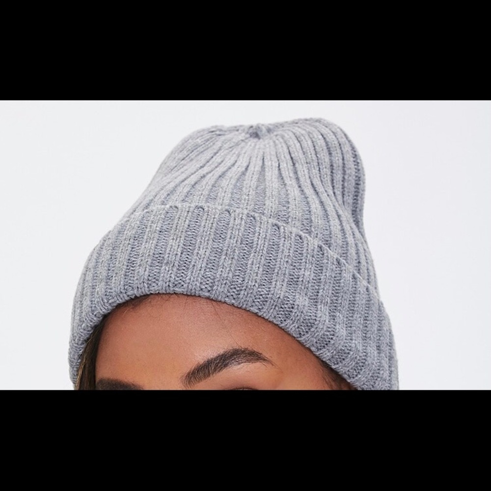 “New” gray beanie hat